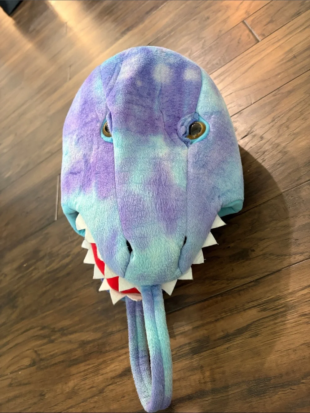Pottery Barn Kids Purple-Blue Dino Trick-or-Treat Bucket
